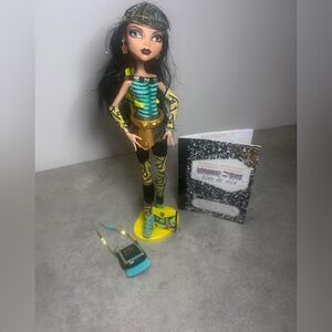 Poupée Mattel Monster High Wave 2 Cleo De Nile 2011 sortie scolaire super état